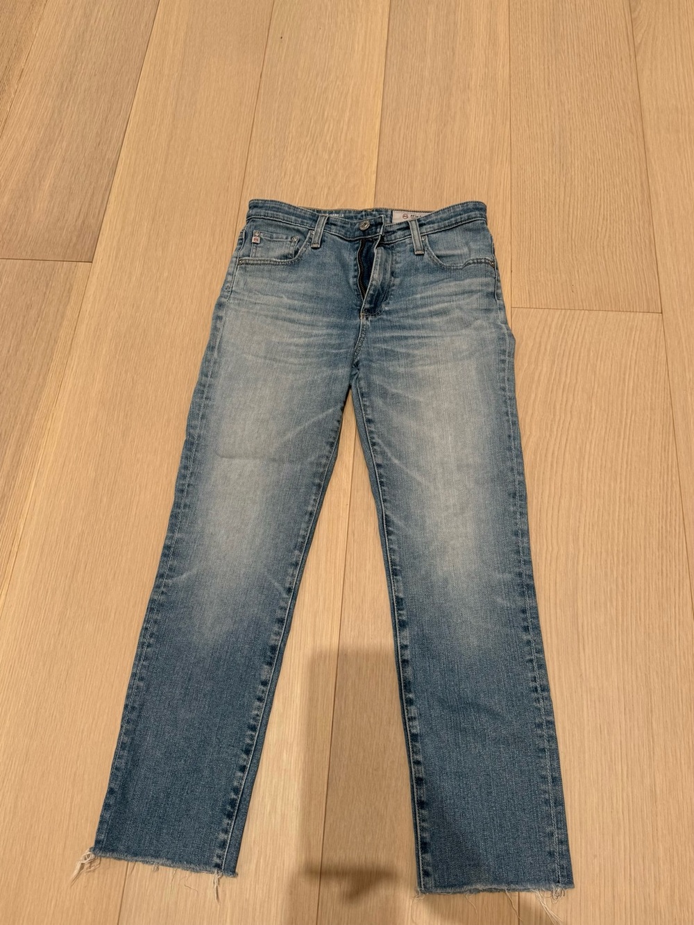 AG High Rise Straight Leg Jeans - The Isabelle